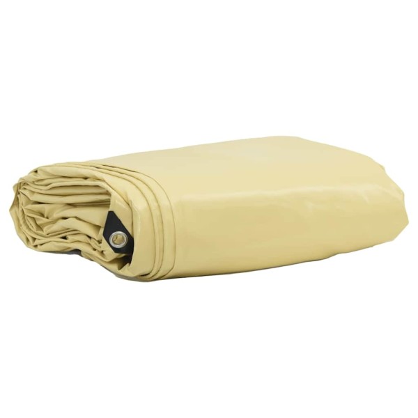 Tent fabric 650g / m ² Sand 4 x 7 m