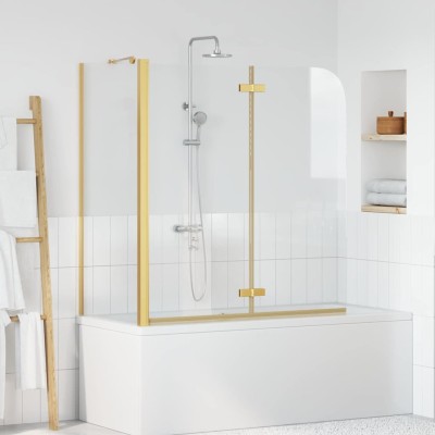Shower cabinet curtain Gold...