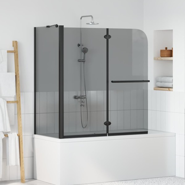 Double folding shower room Dark transparent