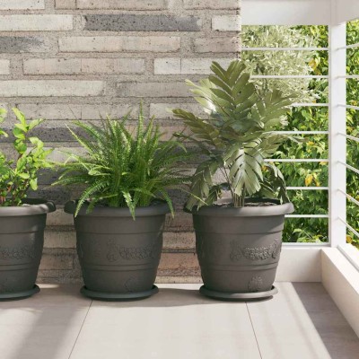Round flower pots 24 pcs...