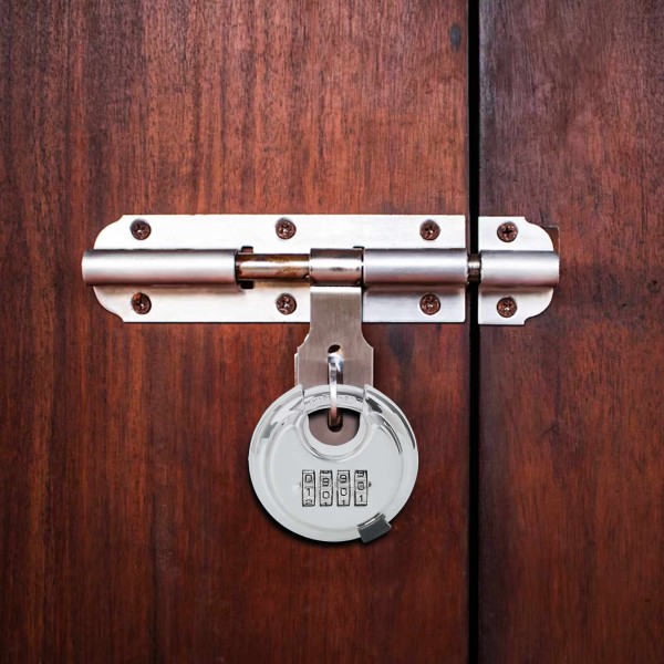 Disc locks with keys 12 pcs Silver 7 x 2.3 x 7 cm
