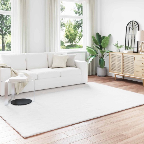 Artificial rabbit fur carpet Oite White 240 x 340 cm