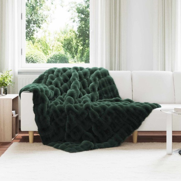 Artificial Zefiro Smoked Bedding 4 pcs Dark green