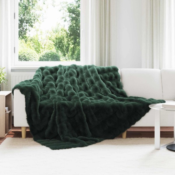Artificial Zefiro Smoked Bedding 4 pcs Dark green