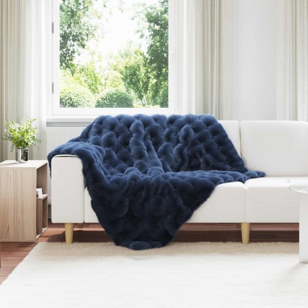 Artificial Zefiro Smoked Bedding 4 pcs Marine blue