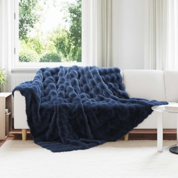 Artificial Zefiro Smoked Bedding 4 pcs Marine blue