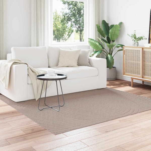 zoning carpet HUARTE Sand 200 x 200 cm Polyester