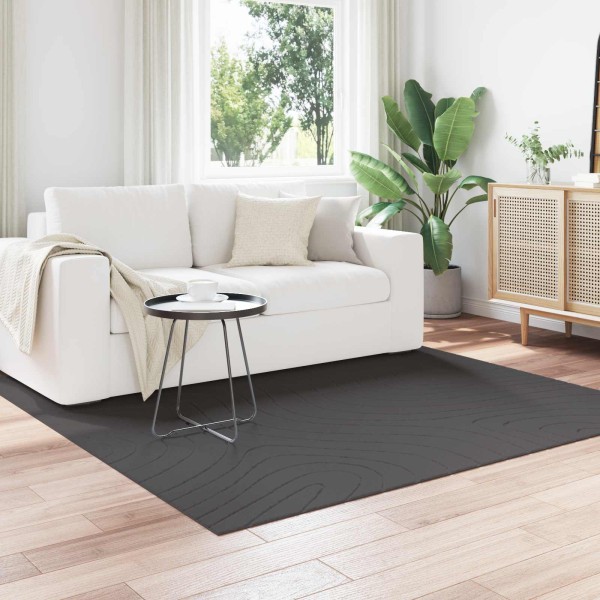 zoning carpet HUARTE Anthracite 200 x 200 cm