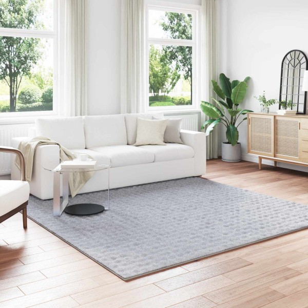 zoning carpet HUARTE Grey 240 x 240 cm Polyester