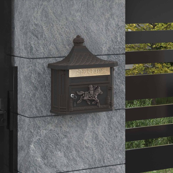 Siena Post box Bronze 40,5 x 16 x 45 cm