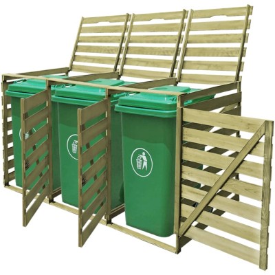 Triple container shelter,...