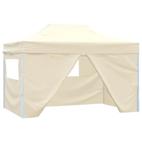Released tent with 4 sides. Wall, 3x4.5m, cream white