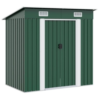 Garden stand, green, metal