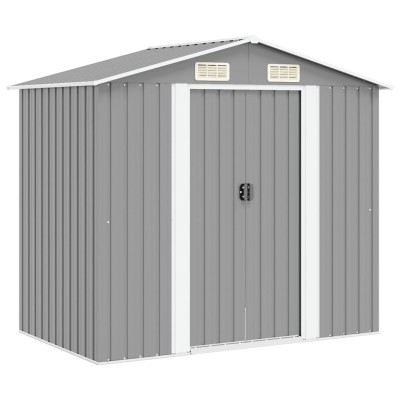 Garden stand, grey, metal,...