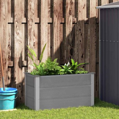 Garden pots, gray, WPC,...