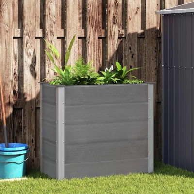 Garden pots, gray, WPC,...