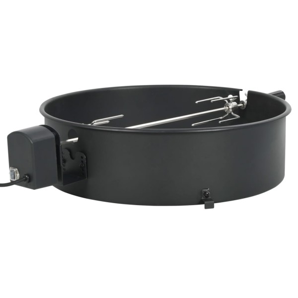 Ring shaped grill set, black, 57cm