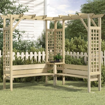 Angle pearl with benches,...