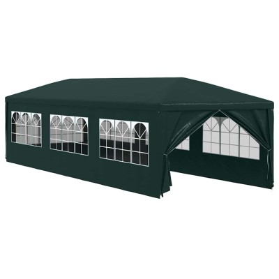 Wooden tent, 3x9m, green