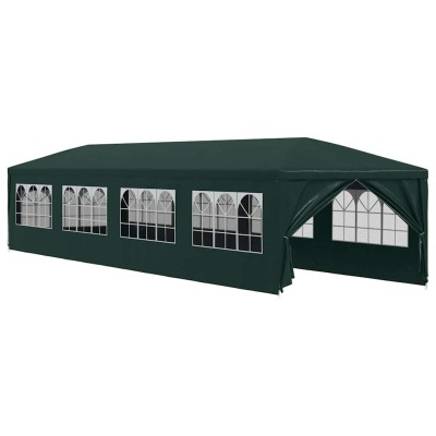 Wooden tent, green, 3x12 m