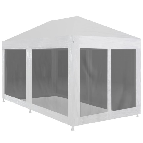 Progress tent with 6 mesh side walls, 6x3m
