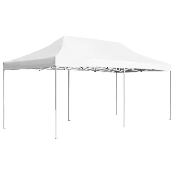 Prof. Plank, white, 6x3m, aluminium