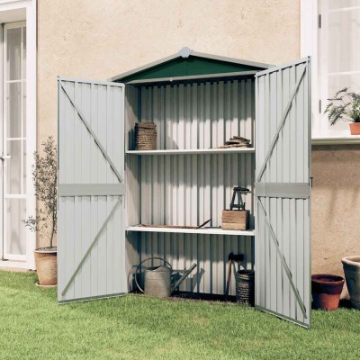 Garden shed, green,...