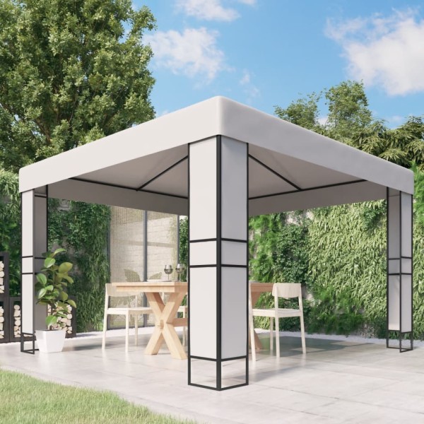 Double roof, white, 3x3m