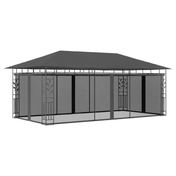 mosquito net, anthracite colour, 6x3x2,73m