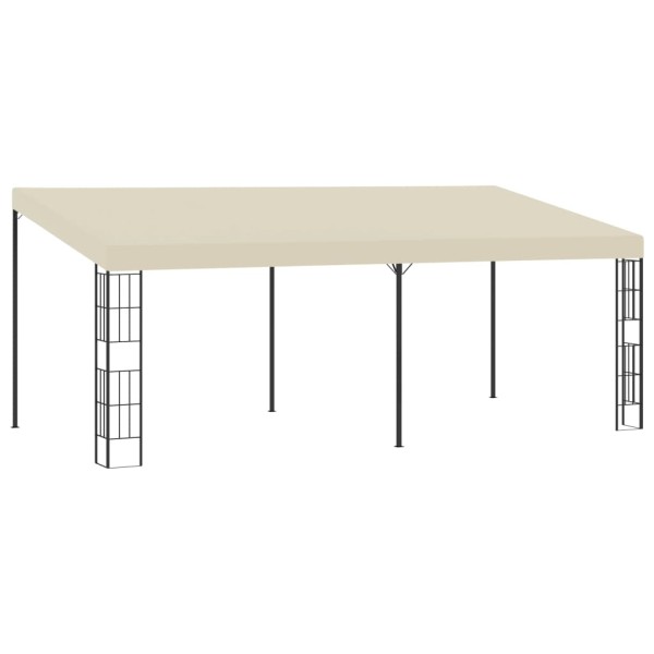 Wall-mounted arbor, creamy, 3x6m, fabric