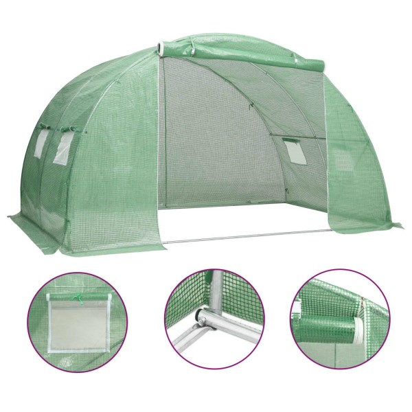greenhouse, 2x4x2m, 8m ²