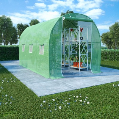 greenhouse, 3.43x2x2m, 6.86m ²