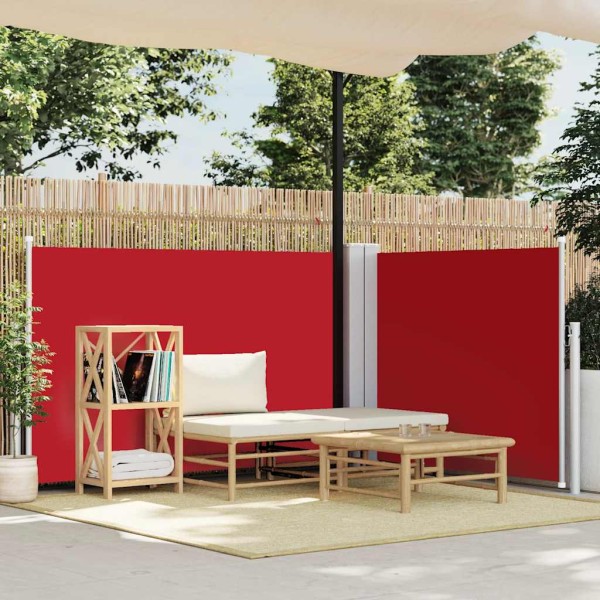 Pull out side partition, red, 120x600cm