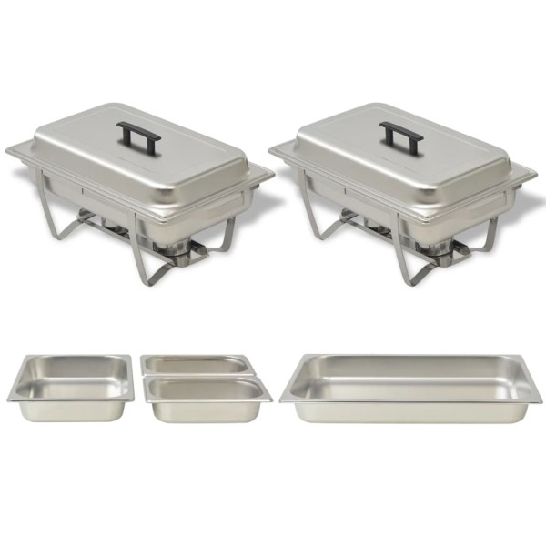 2-piece marmyte set, stainless steel