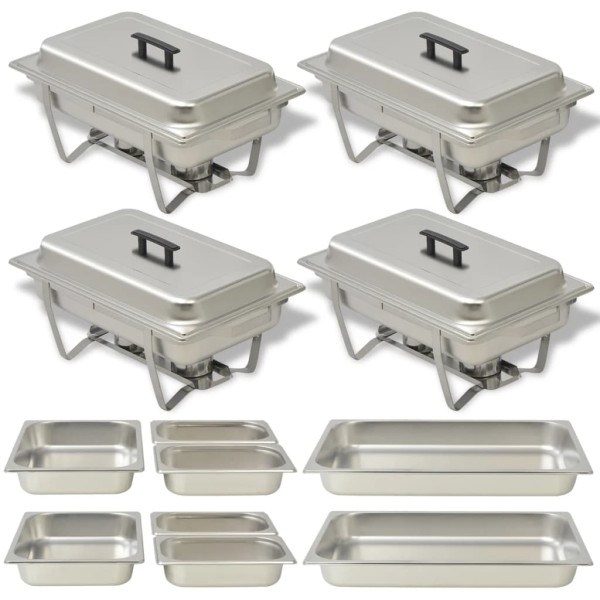 4-piece marmyte set, stainless steel