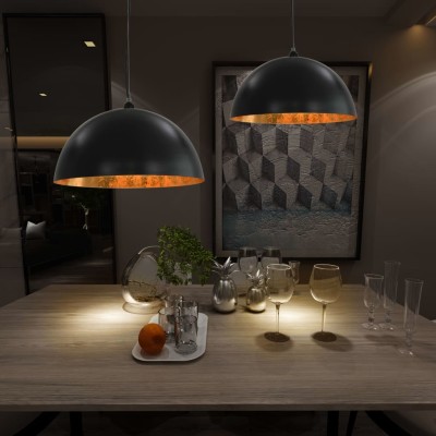 Lub. lamps, 2pcs, Black and...