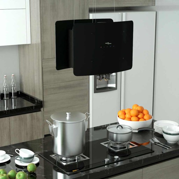 Suspended steam, toughened glass, touch sensitive LCD
