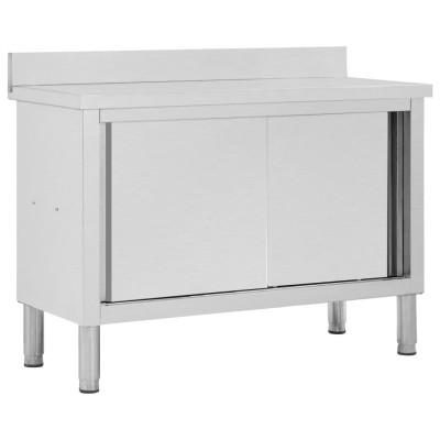 Working table with doors,...