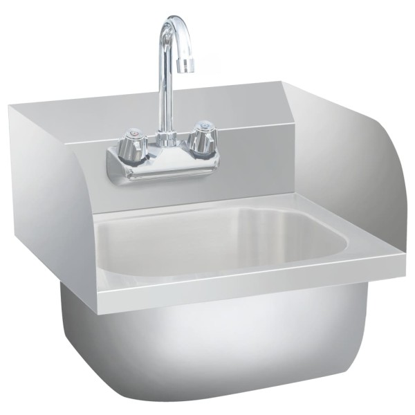 Brush with mixer, stainless steel