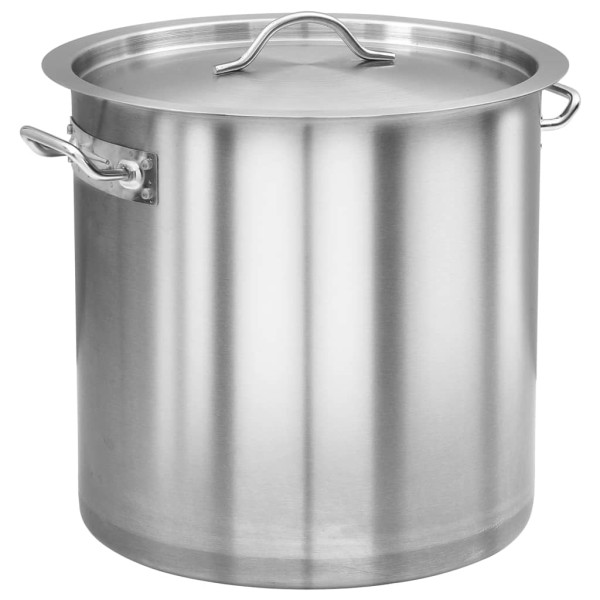 Food preparation pot, 36x36cm, stainless steel, 35l