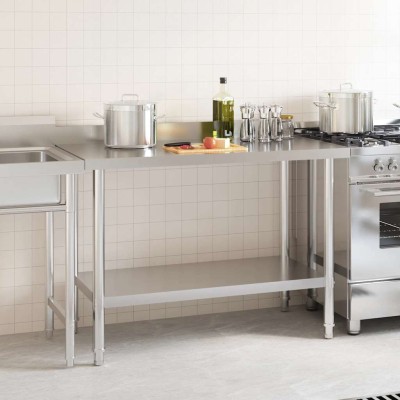Kitchen desktop with wall,...