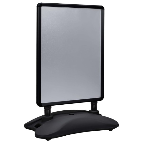 Advertising stand, black, aluminium alloy, fill, A1