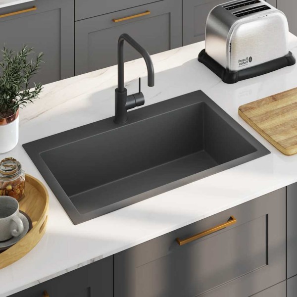 Kitchen, Black, handmade, stainless steel