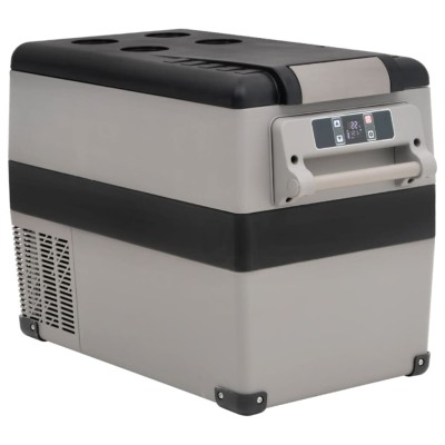 Cold box with handle, black...