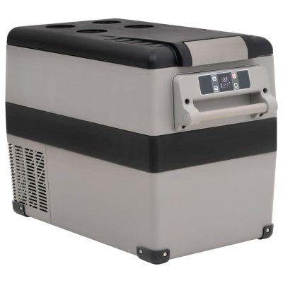 Cold box with handle, black...