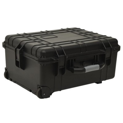 Wheeled flight case, black,...