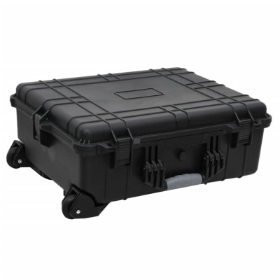 Wheeled flight case, black,...