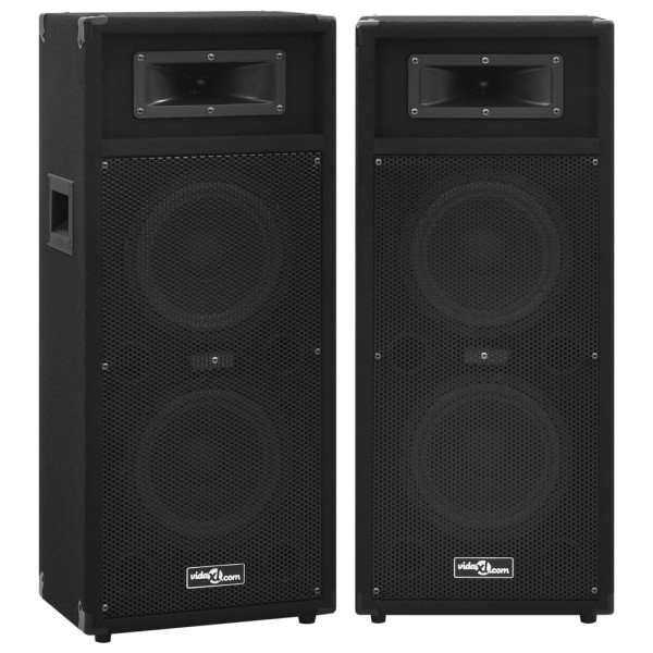 Professional passive audio columns, 2pcs., black, 1000W