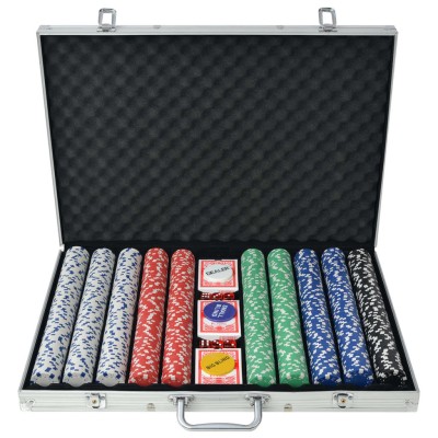 Pokerio rinkinys su 1000...