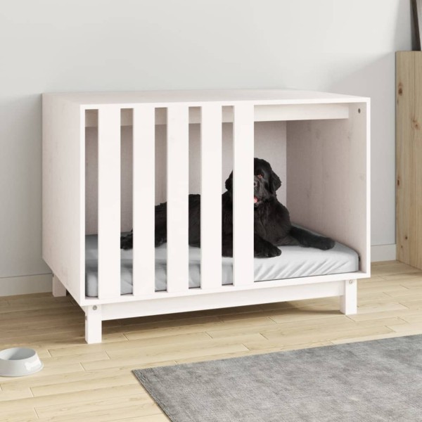 Dog style, white, 90x60x67cm, pine wood array